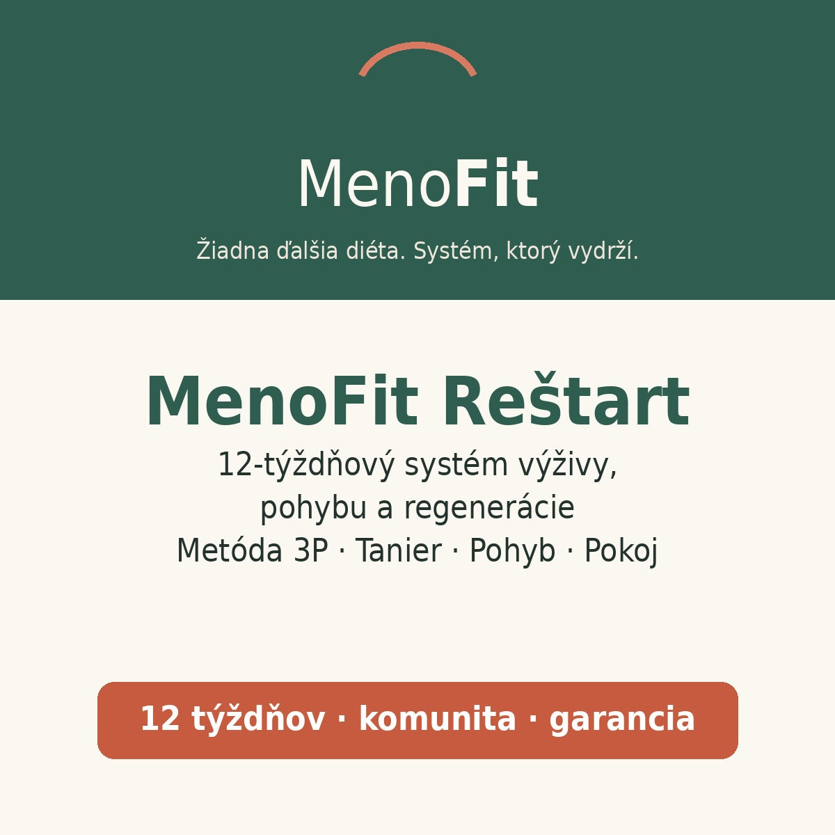 MenoFit Reštart — 12-týždňový program