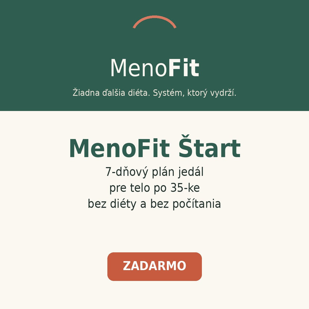 MenoFit Štart — 7-dňový plán jedál (zadarmo)